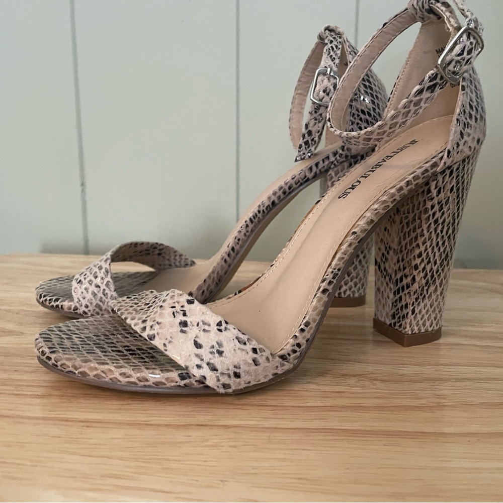 Snakeskin Heels
